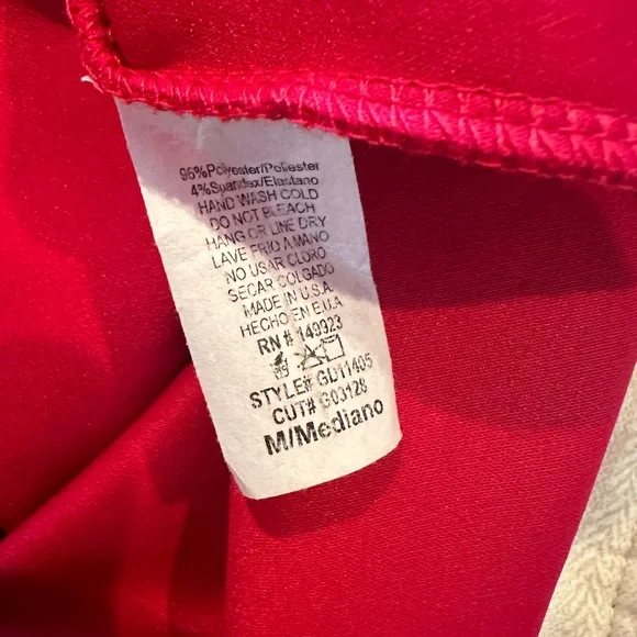 Slayin Hearts Mini Dress - Red Size Medium - Picture 3 of 4